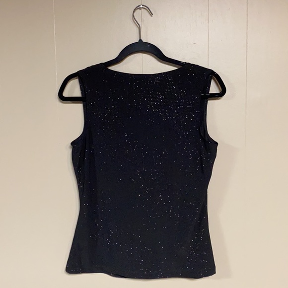 Calvin Klein NWT black glitter tank size Small - Picture 7 of 10